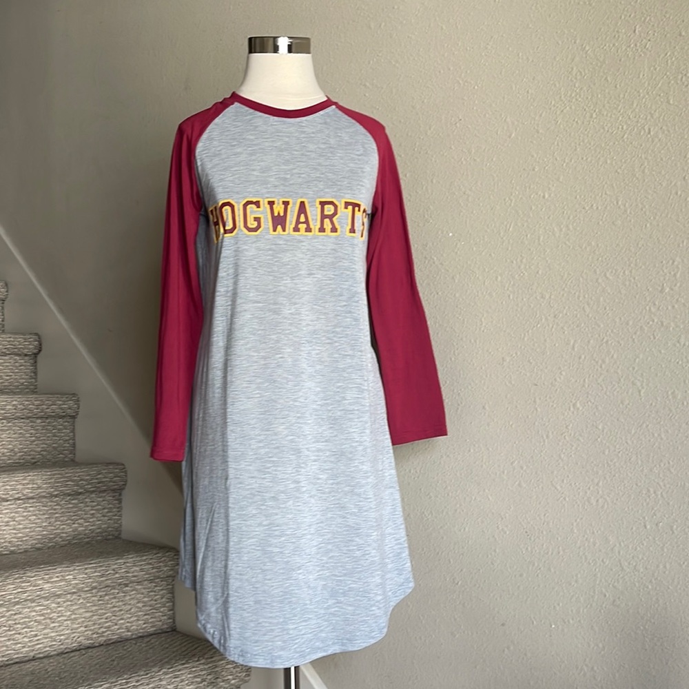 Harry Potter Hogwarts Sz 18 Youth Long Sleeve Sleepwear
